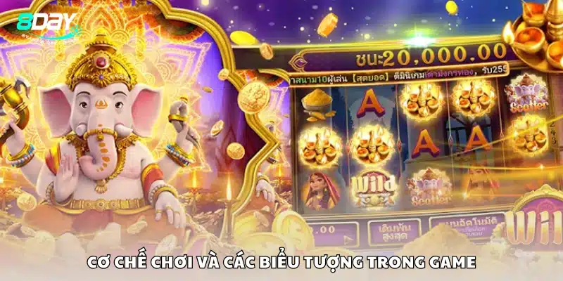 Luật quay và biểu tượng đặc biệt trong Ganesha Slot
