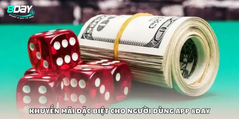 Khuyến mãi đặc biệt cho người dùng app 8Day