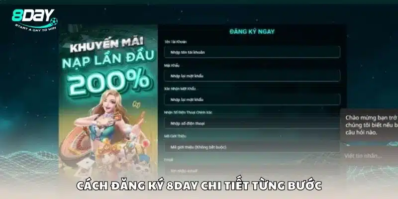 Cách đăng ký 8day chi tiết từng bước